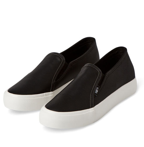 Black Slip-on Gusset