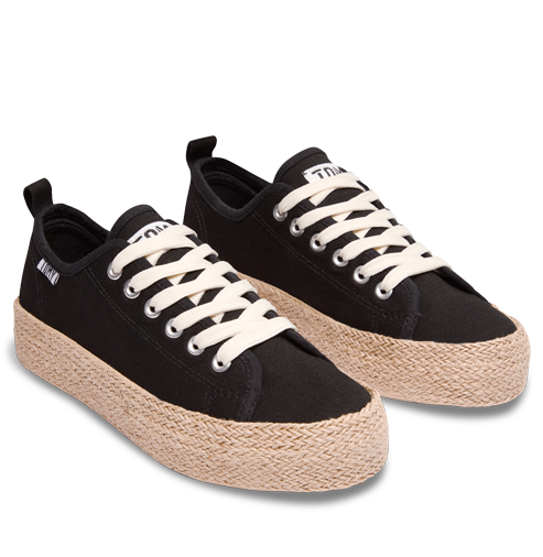 Fleur Black ESP Lace-up
